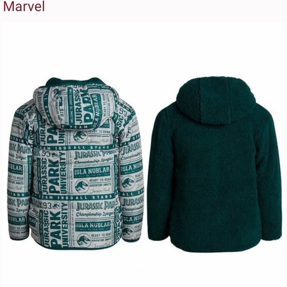 NWT Jurassic Park Reversible Jacket Size 2T - Picture 2 of 5